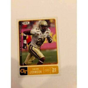 2007 CALVIN JOHNSON GEORGIA TECH SAGE HIT ROOKIE #61 (038)